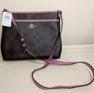 *SOLD**Authentic brand new brown and pink Coach